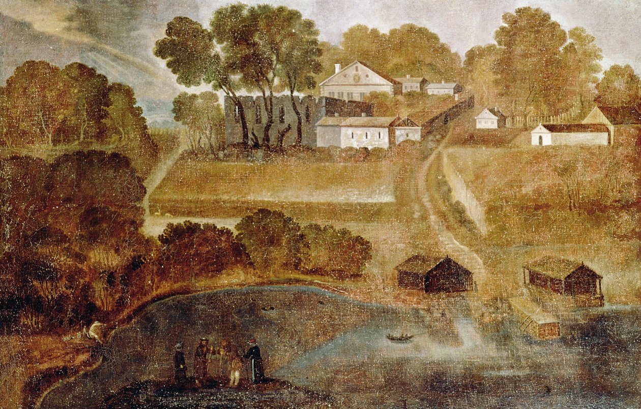 Klasztor Halsnoy autorstwa Elias Figenschou