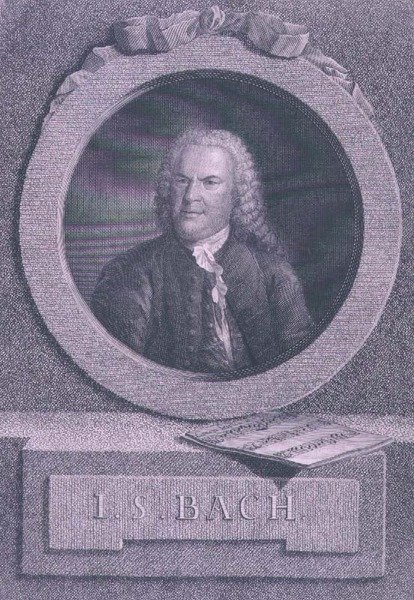 Dodaj 38072 f.5 Johann Sebastian Bach (1685-1750), niemiecki kompozytor, grawerowane przez S.G. Kutnera autorstwa Elias Gottleib (after) Haussmann