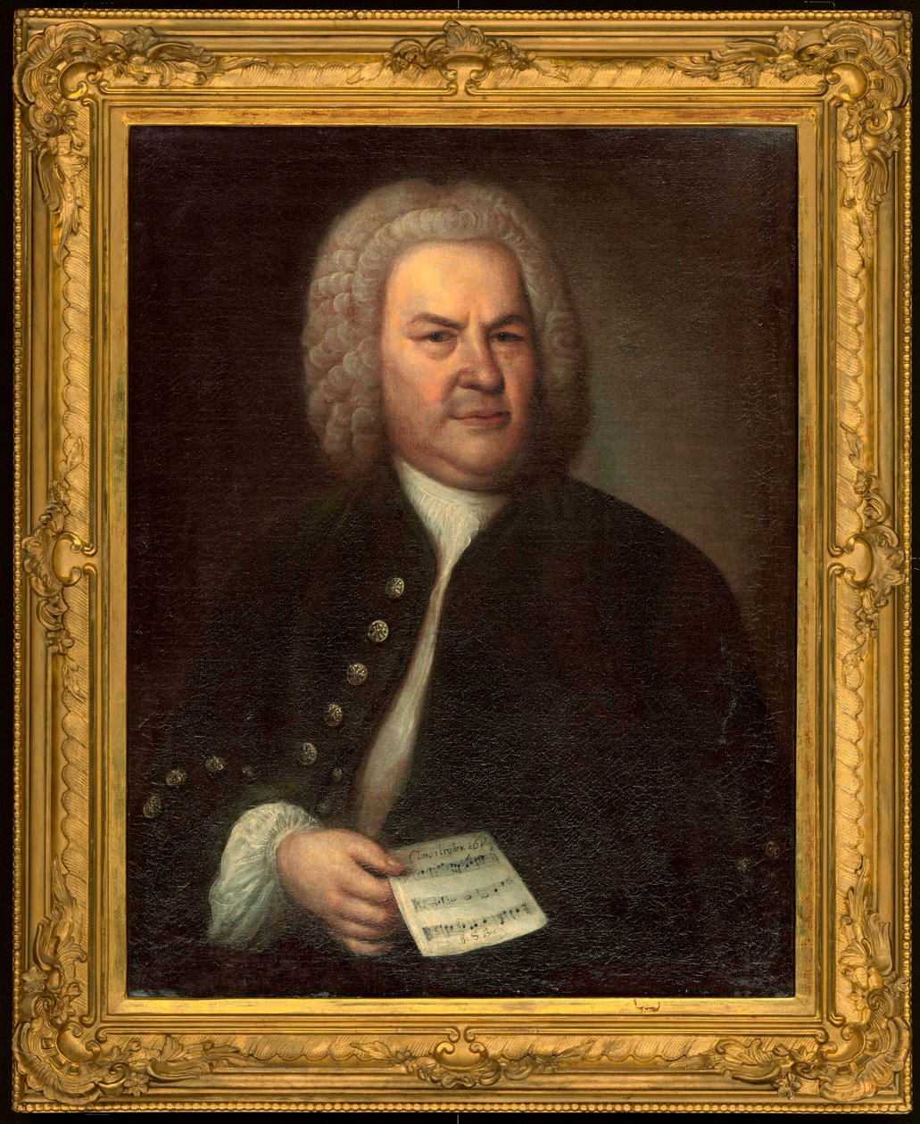 Portret Jana Sebastiana Bacha autorstwa Elias Gottleib Haussmann