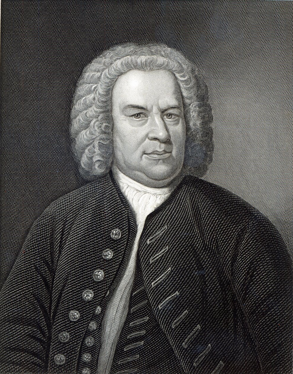 Portret Johanna Sebastiana Bacha, niemieckiego kompozytora autorstwa Elias Gottleib Haussmann