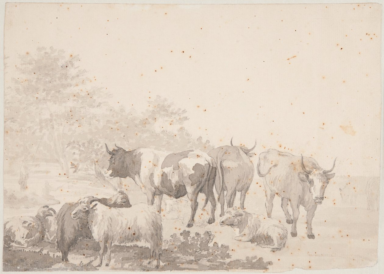 Stado bydła autorstwa Elias Martin