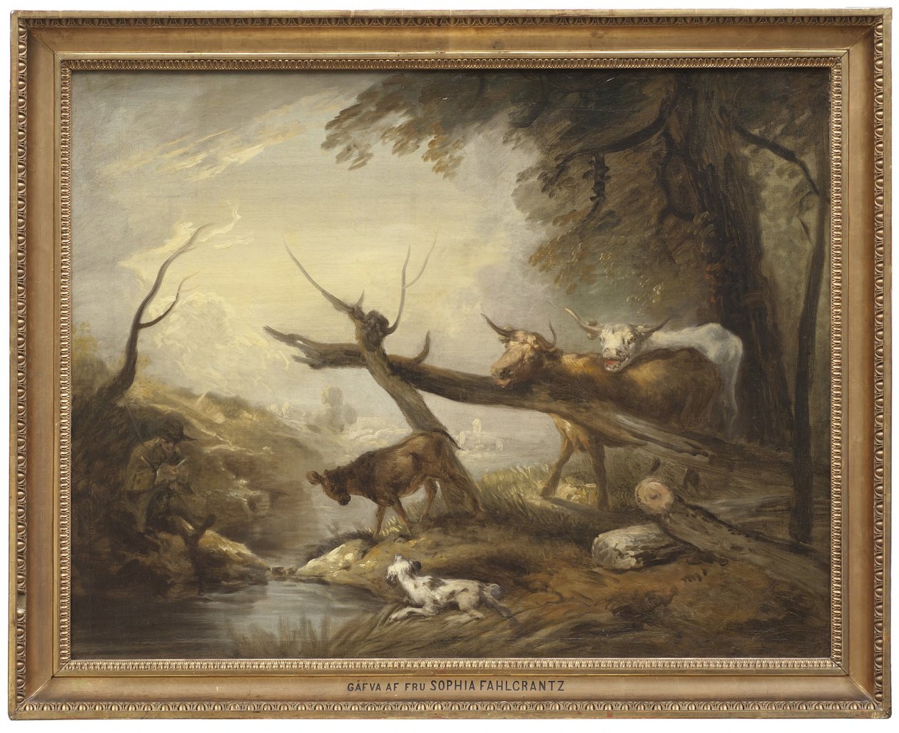 Bydło nad strumieniem autorstwa Elias Martin