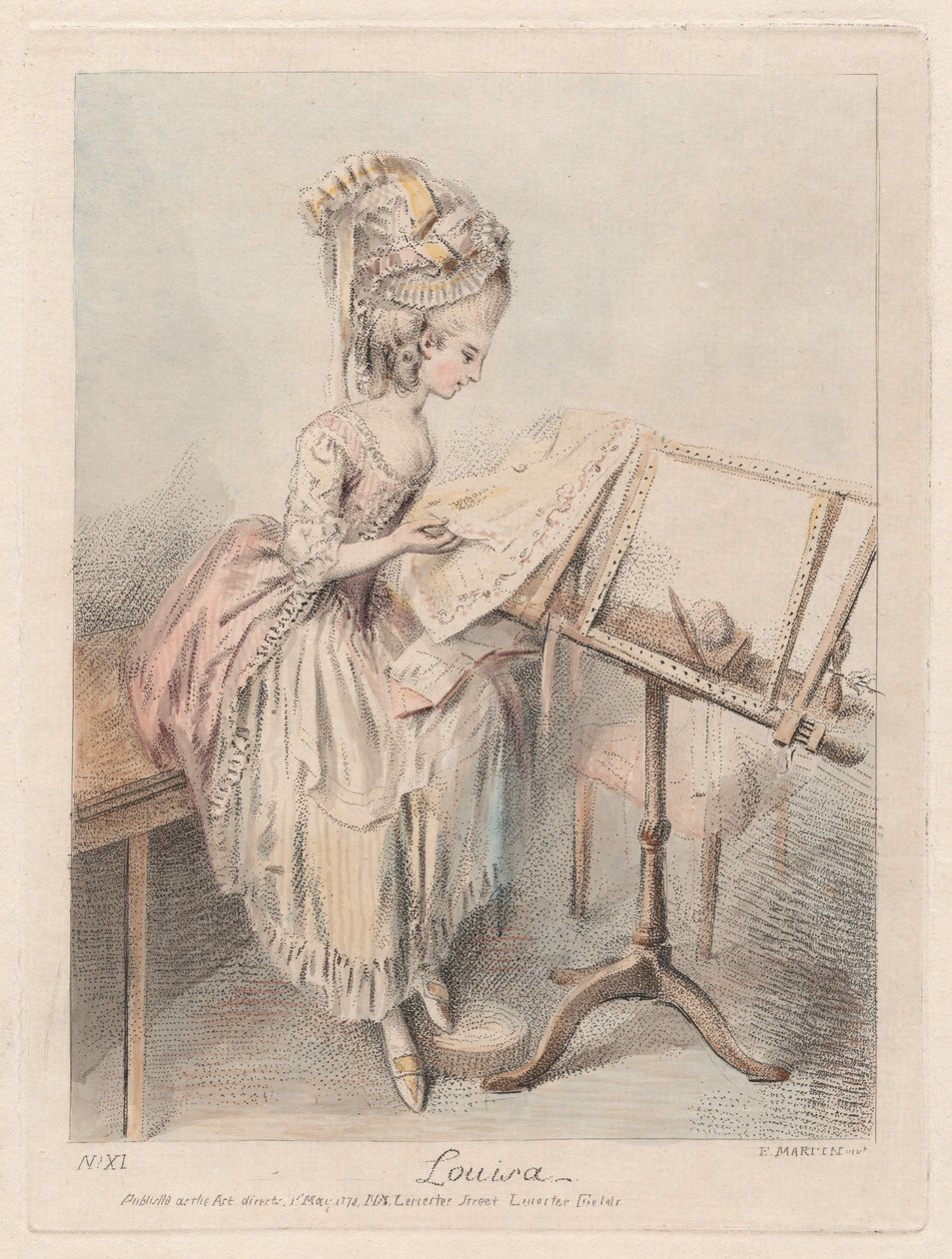 Louisa autorstwa Elias Martin