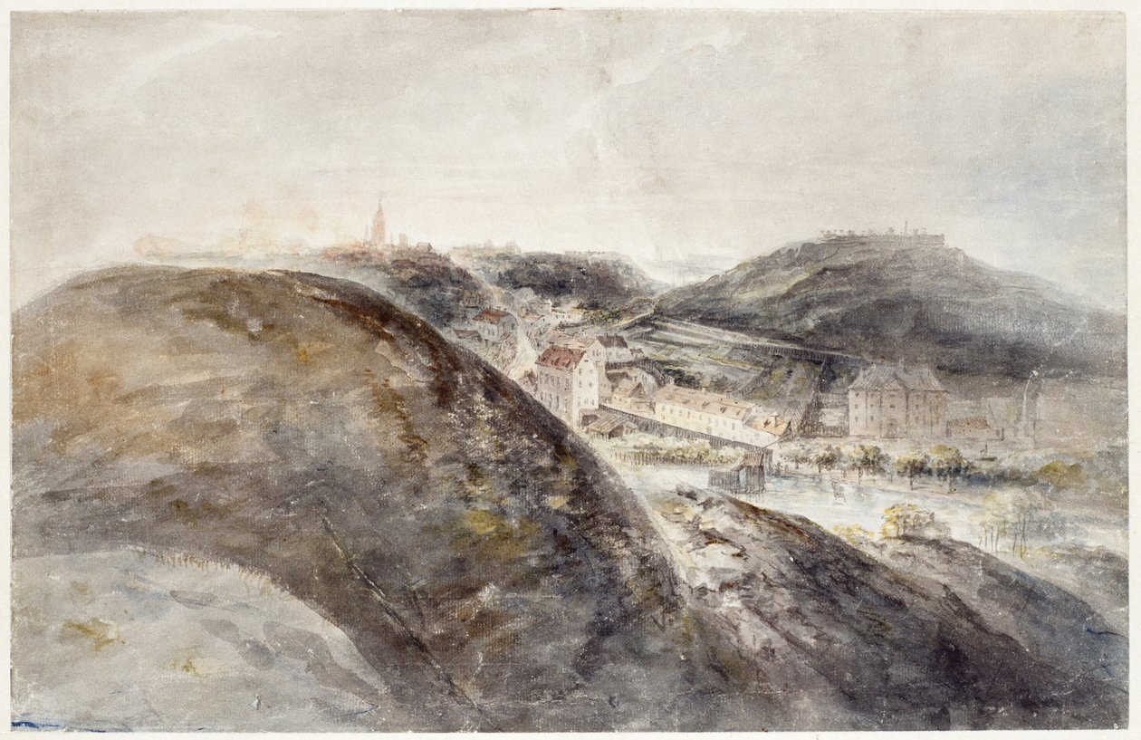 Widok na Södermalm autorstwa Elias Martin