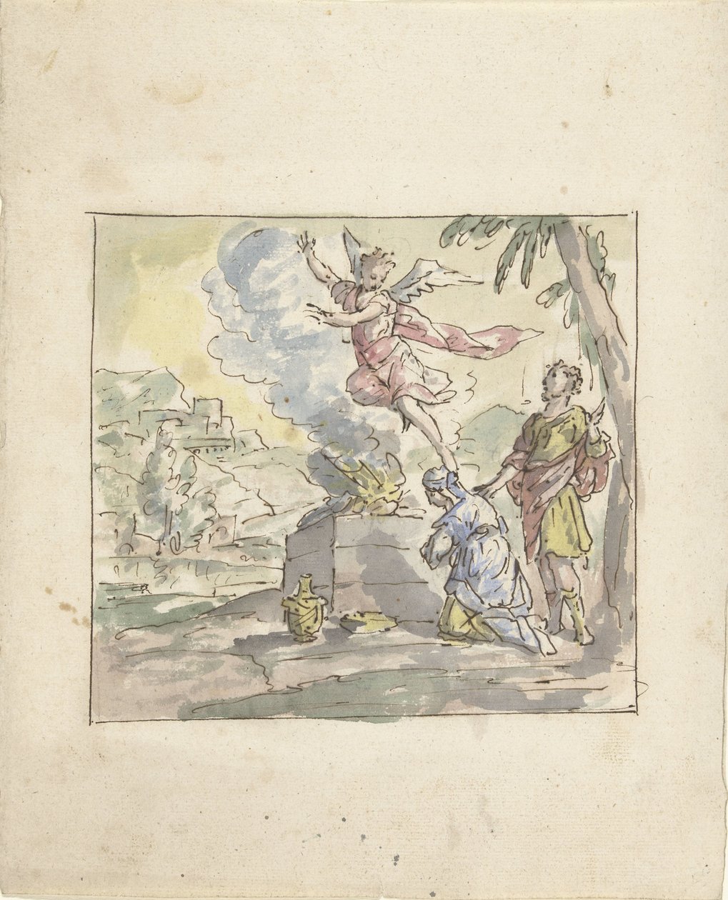 Ofiara Manoach autorstwa Elias van Nijmegen