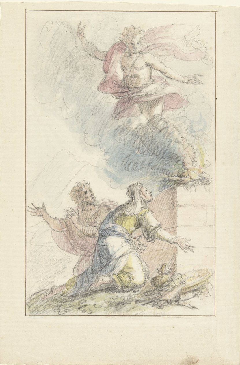 Ofiara Manoach autorstwa Elias van Nijmegen
