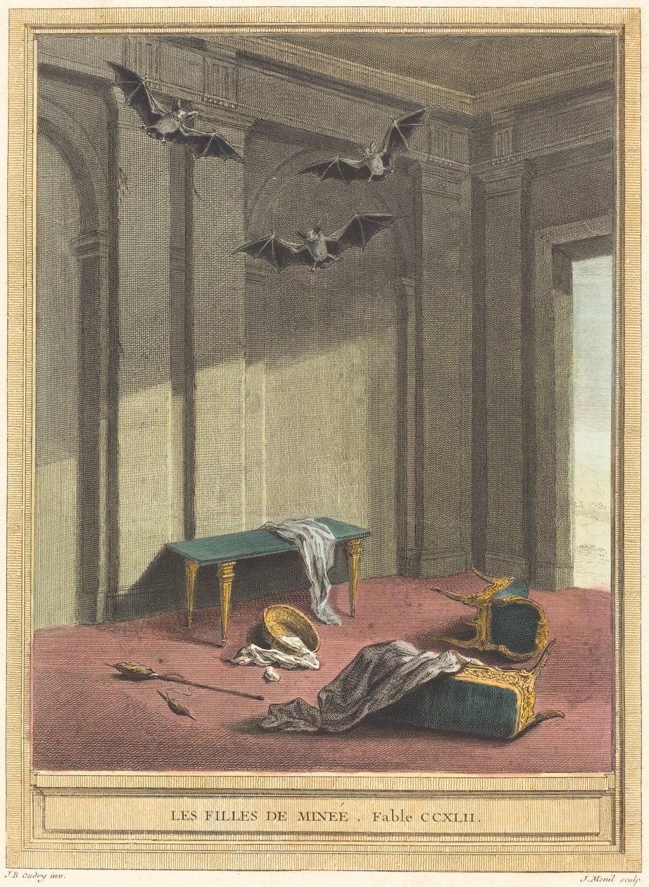 Les filles de Minee (Moje córki) autorstwa Elie du Mesnil after Jean Baptiste Oudry