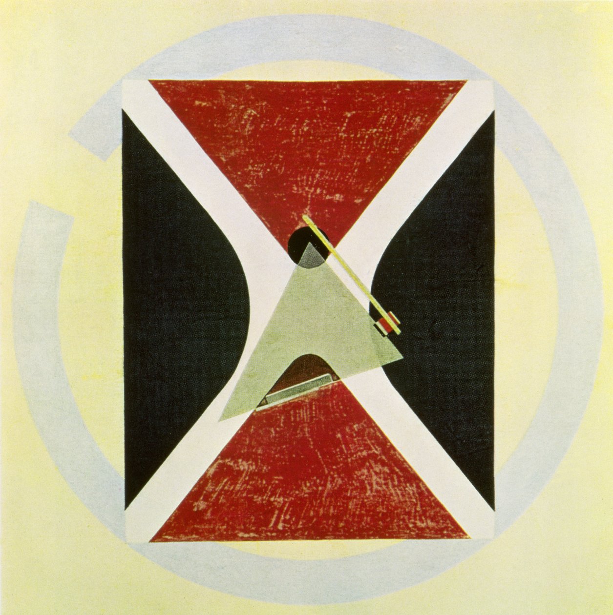 Proun 43, 1924 autorstwa Eliezer Markowich Lissitzky