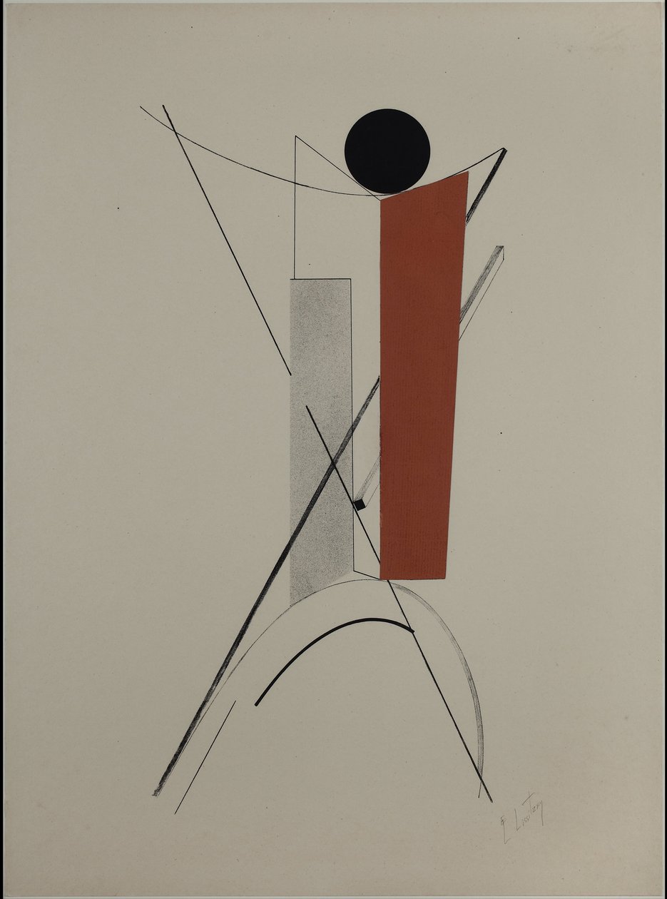 Proun autorstwa Eliezer Markowich Lissitzky