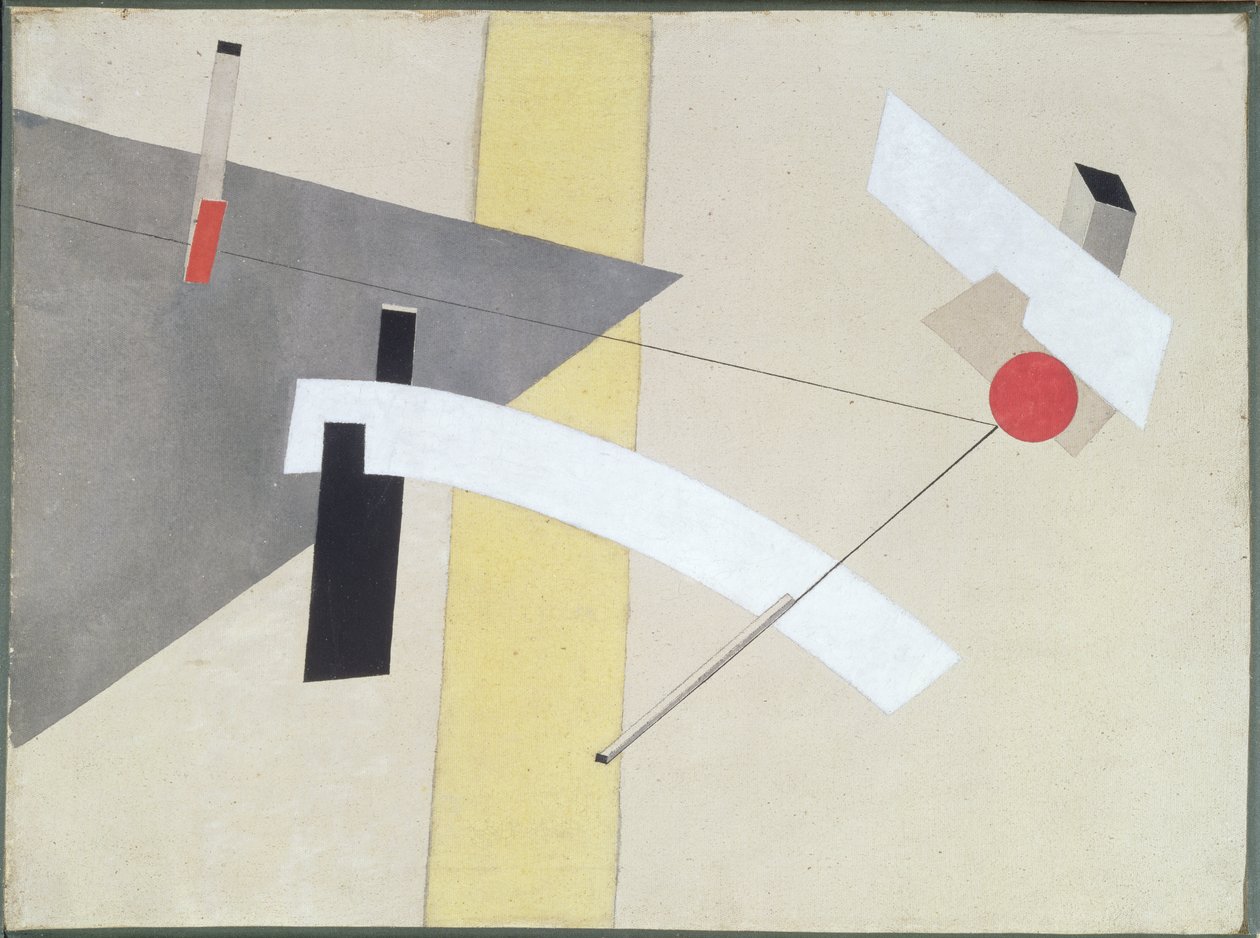 Proun 12 E, 1923 autorstwa Eliezer Markowich Lissitzky