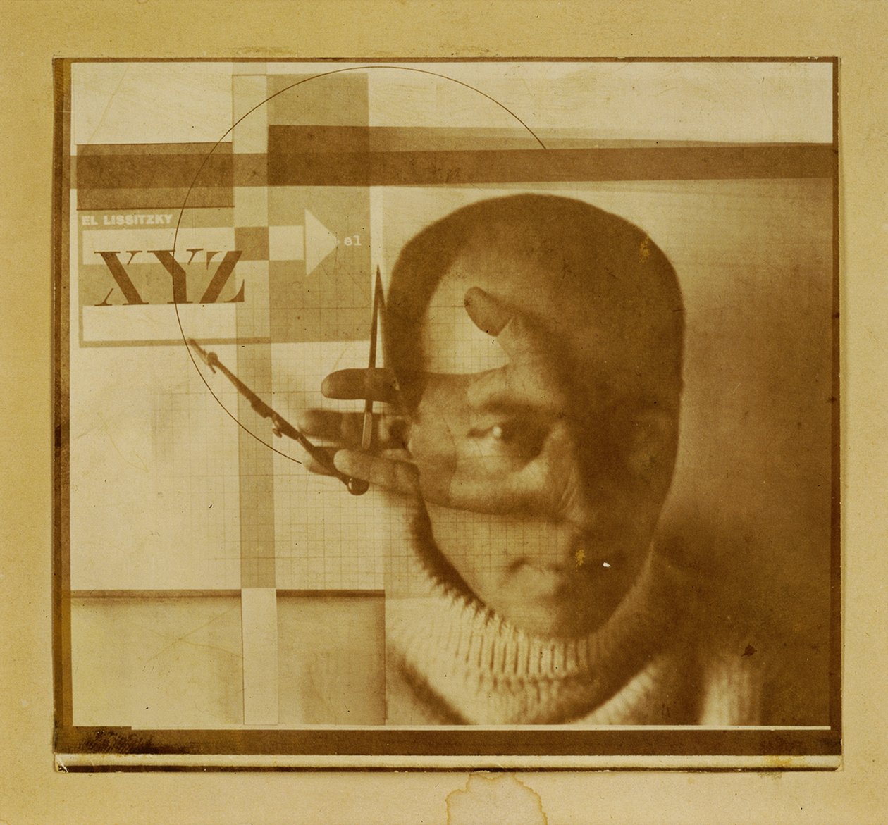 Autoportret konstruktora autorstwa Eliezer Markowich Lissitzky