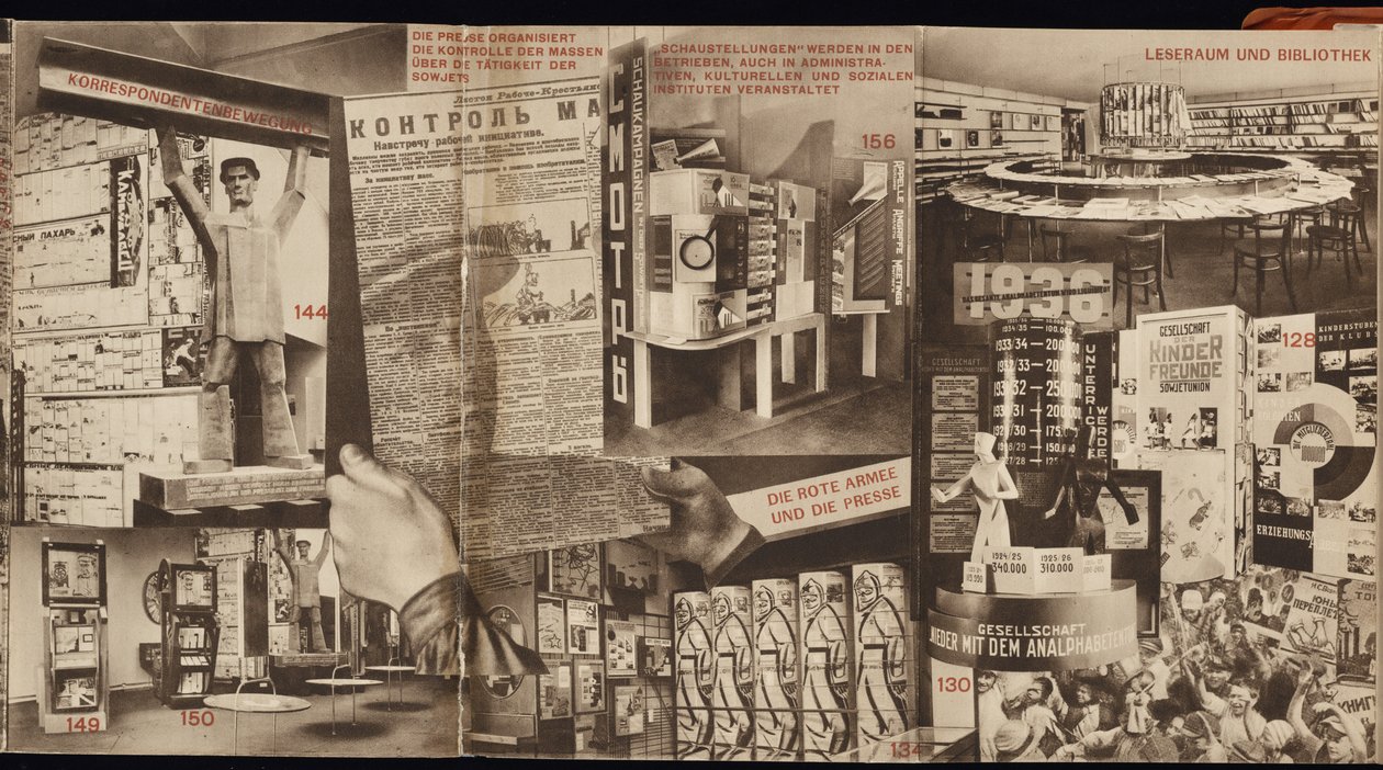 ZSRR. Katalog pawilonu sowieckiego na Międzynarodowej Wystawie Prasowej, Kolonia, 1928 autorstwa Eliezer Markowich Lissitzky