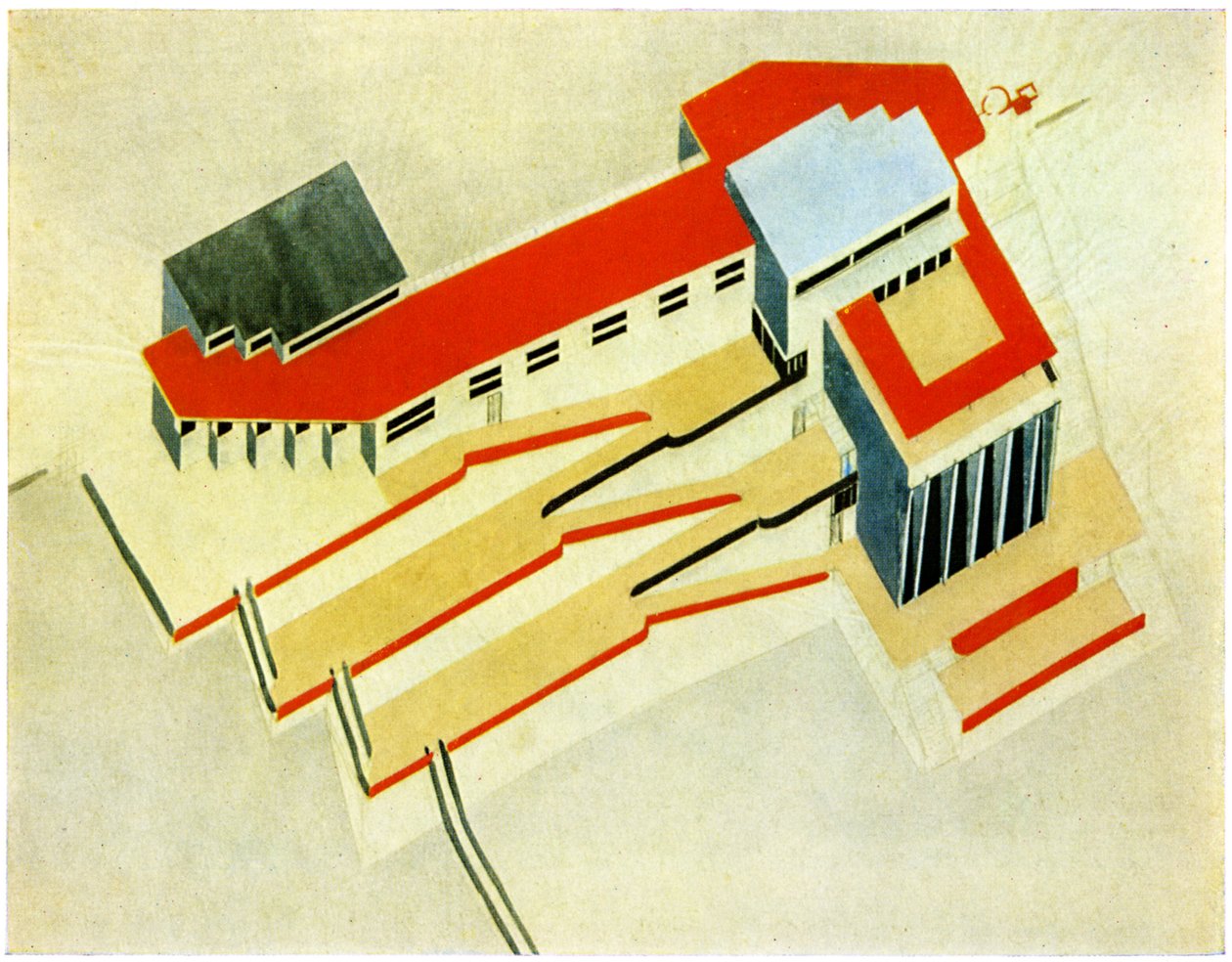 Klub jachtowy autorstwa Eliezer Markowich Lissitzky
