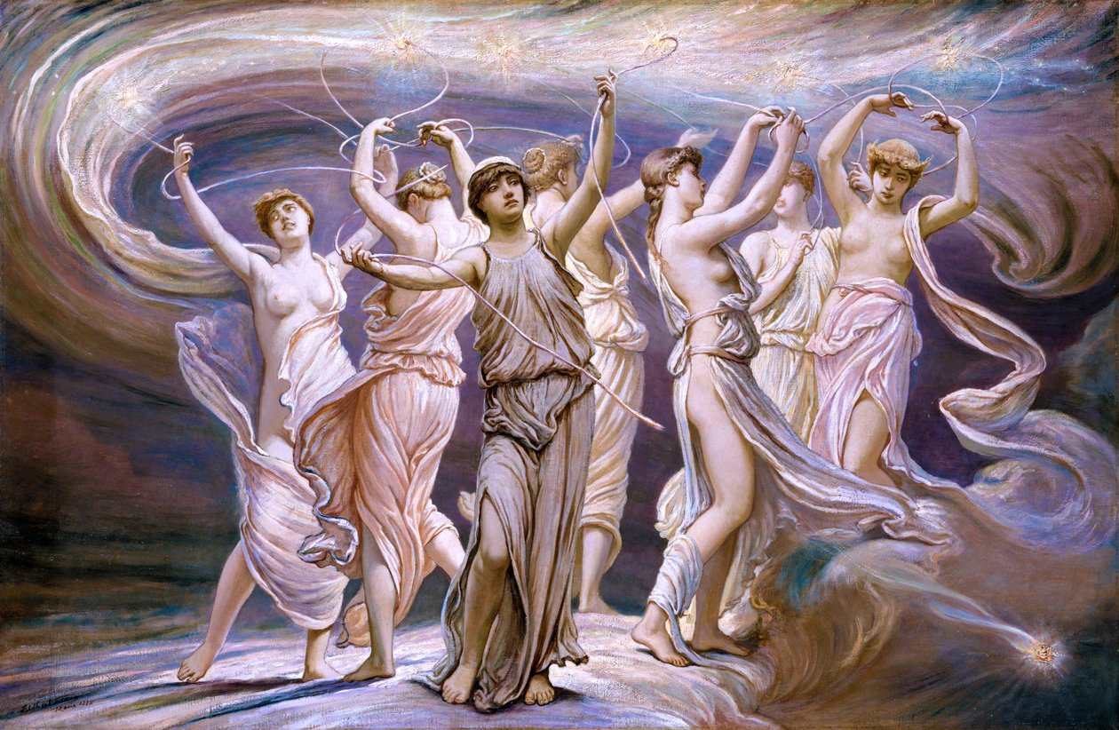 Plejady autorstwa Elihu Vedder
