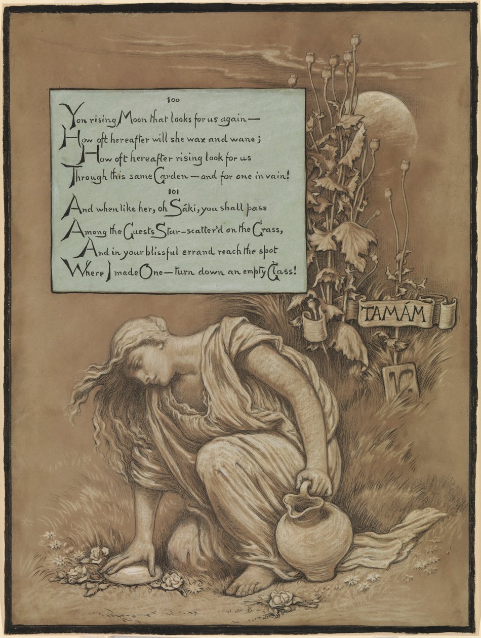 (Ilustracja do Rubajjatów Omara Chajjama) In memoriam autorstwa Elihu Vedder