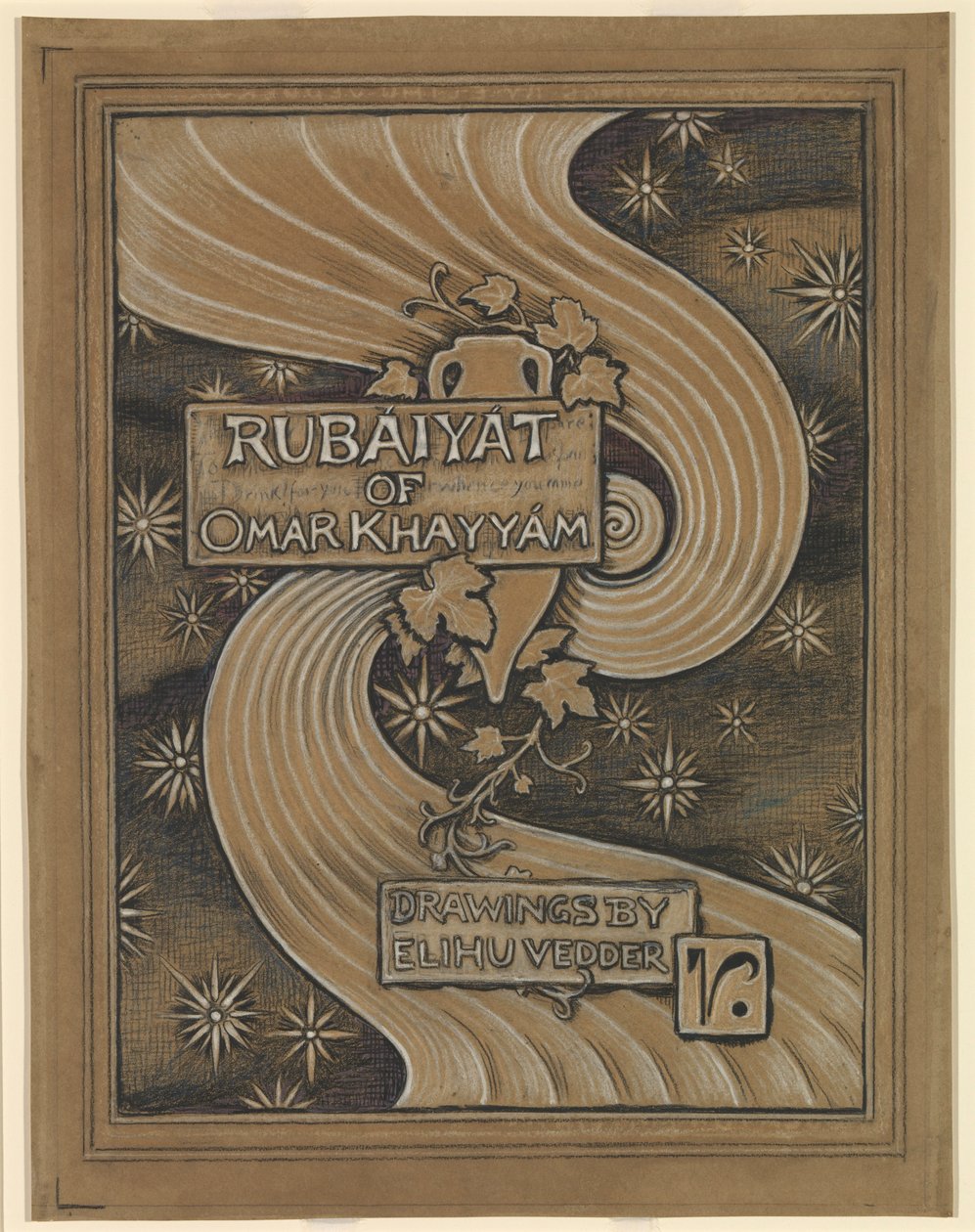 (Ilustracja do Rubáiyát Omara Khayyáma) Okładka autorstwa Elihu Vedder