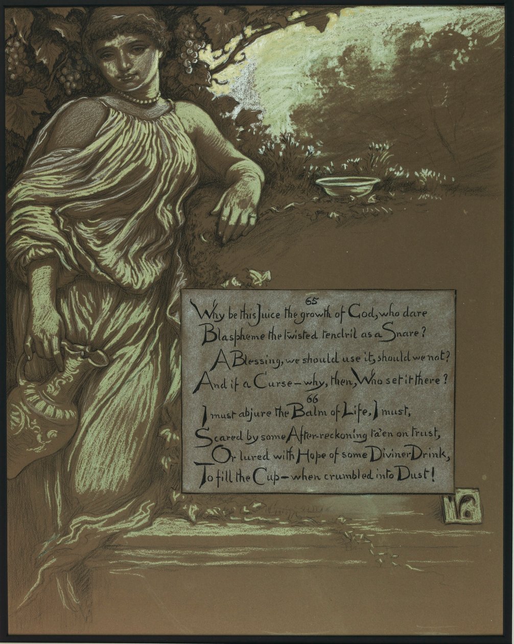 (Ilustracja do Rubáiyát Omara Khayyáma) Winorośl autorstwa Elihu Vedder