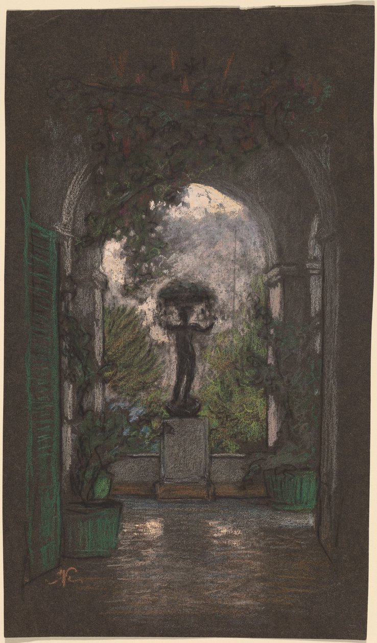 Capri autorstwa Elihu Vedder