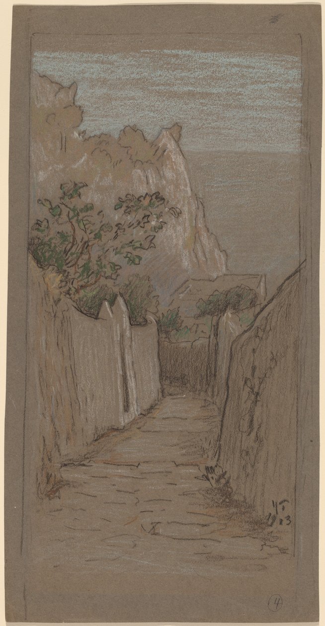 Capri autorstwa Elihu Vedder