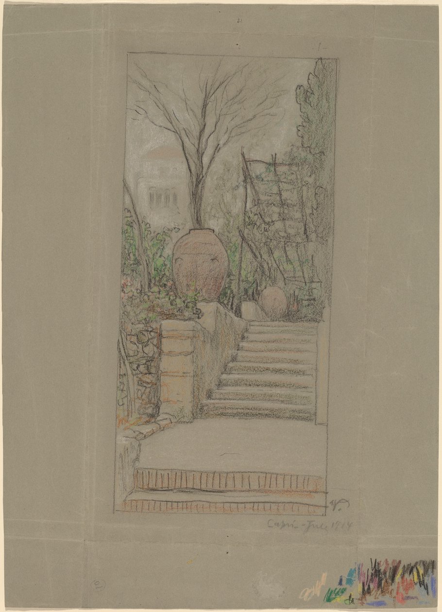 Capri, 1914. autorstwa Elihu Vedder