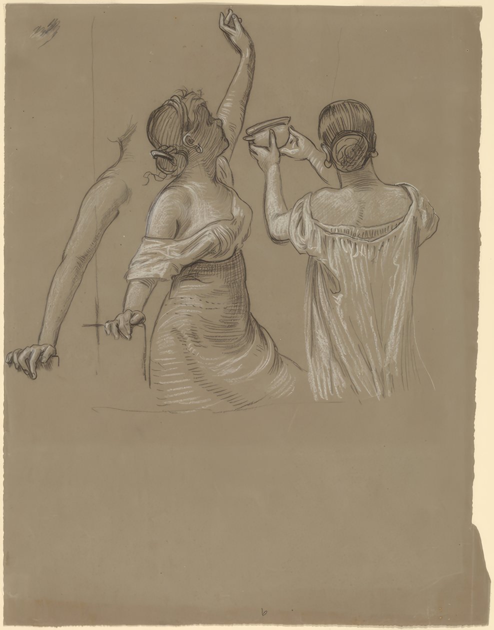 biesiadnicy dionizyjscy autorstwa Elihu Vedder
