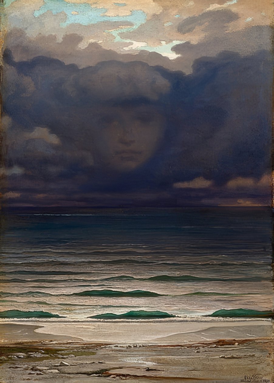 Pamięć. 1870 autorstwa Elihu Vedder
