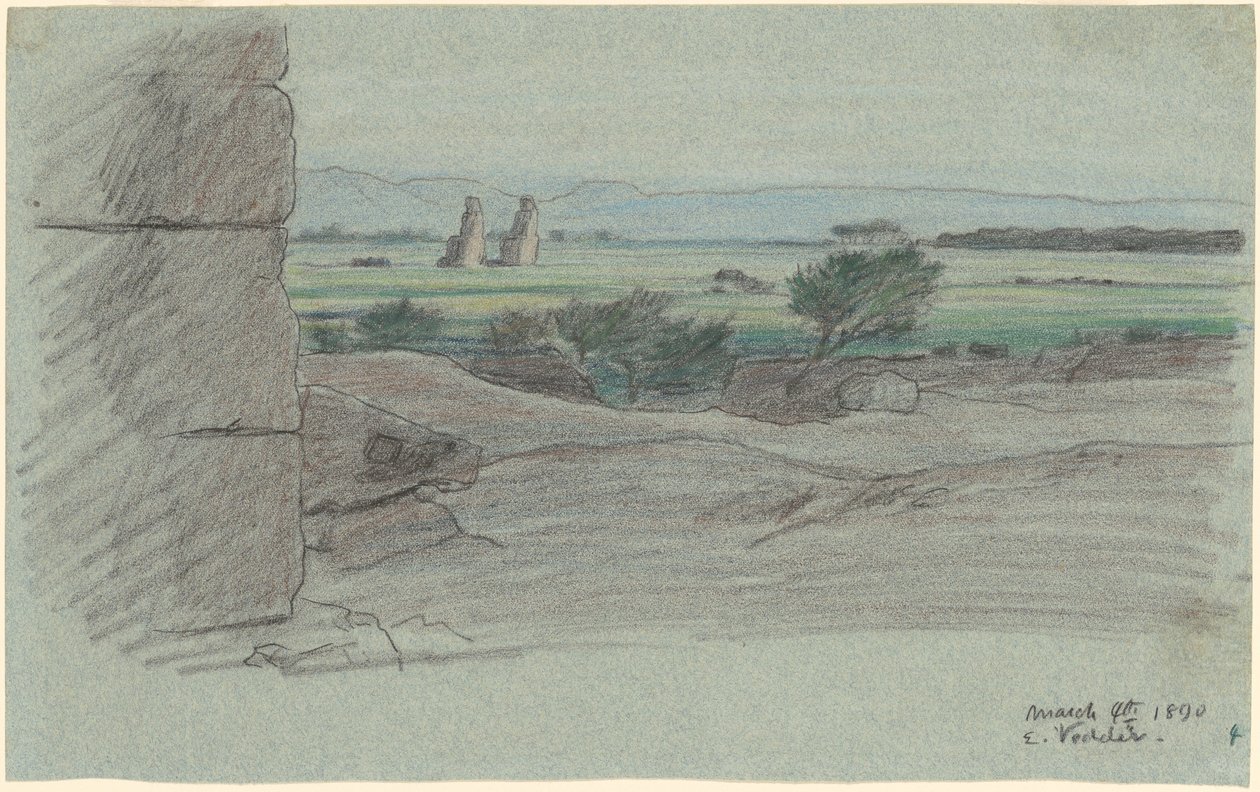Podróż po Nilu, nr 15 autorstwa Elihu Vedder