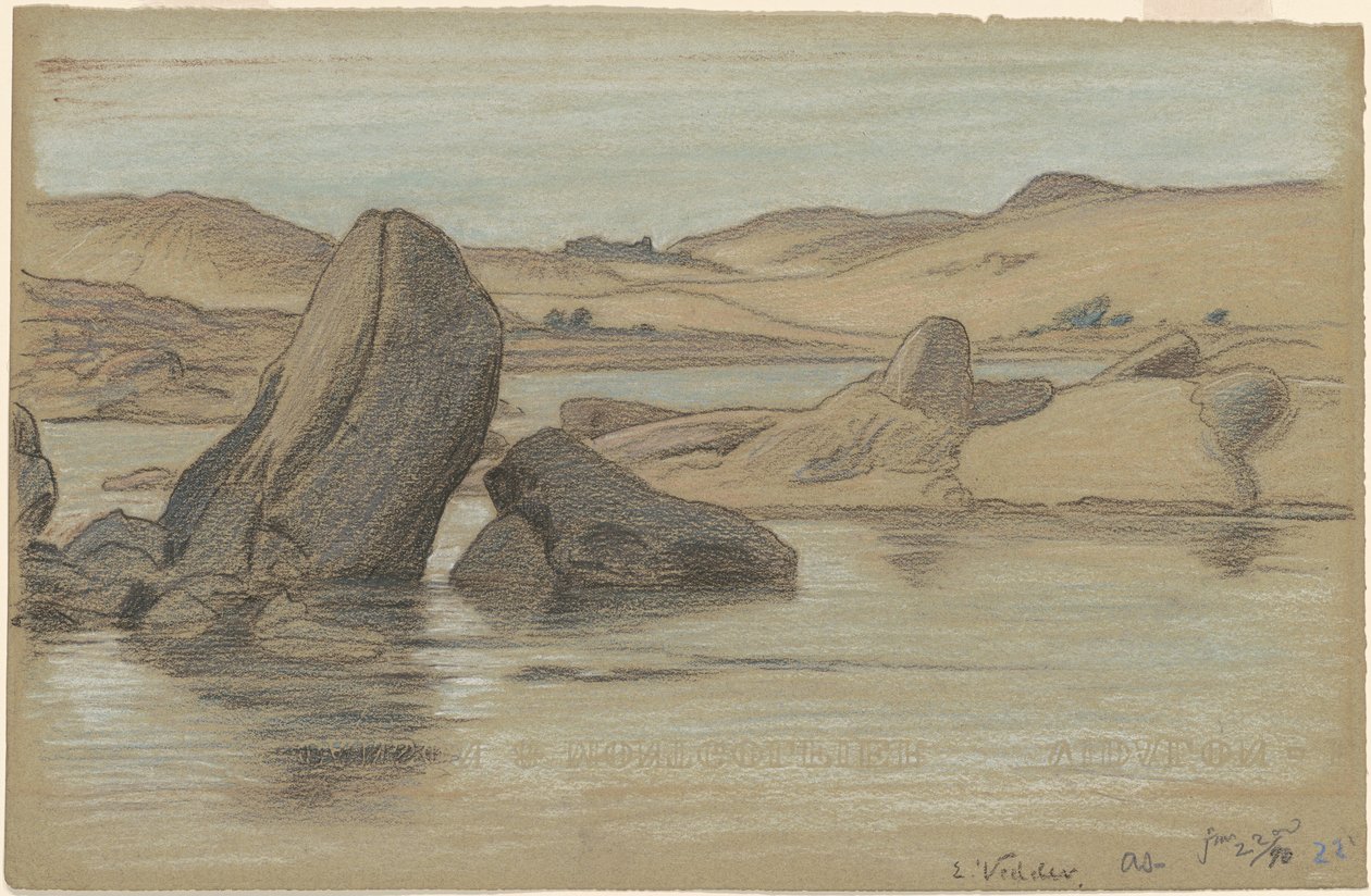 Podróż po Nilu, nr 22 autorstwa Elihu Vedder