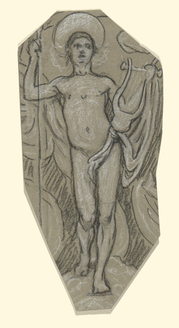 Studiuj dla Apolla autorstwa Elihu Vedder