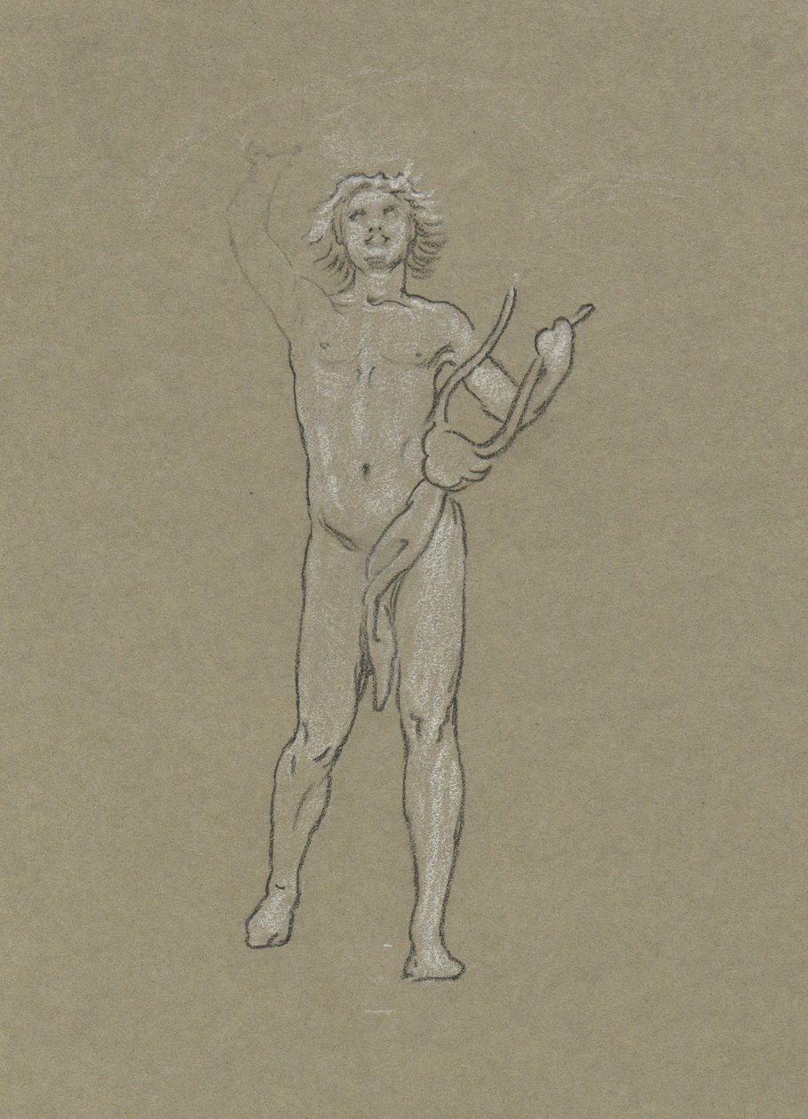 Studiuj dla Apolla autorstwa Elihu Vedder