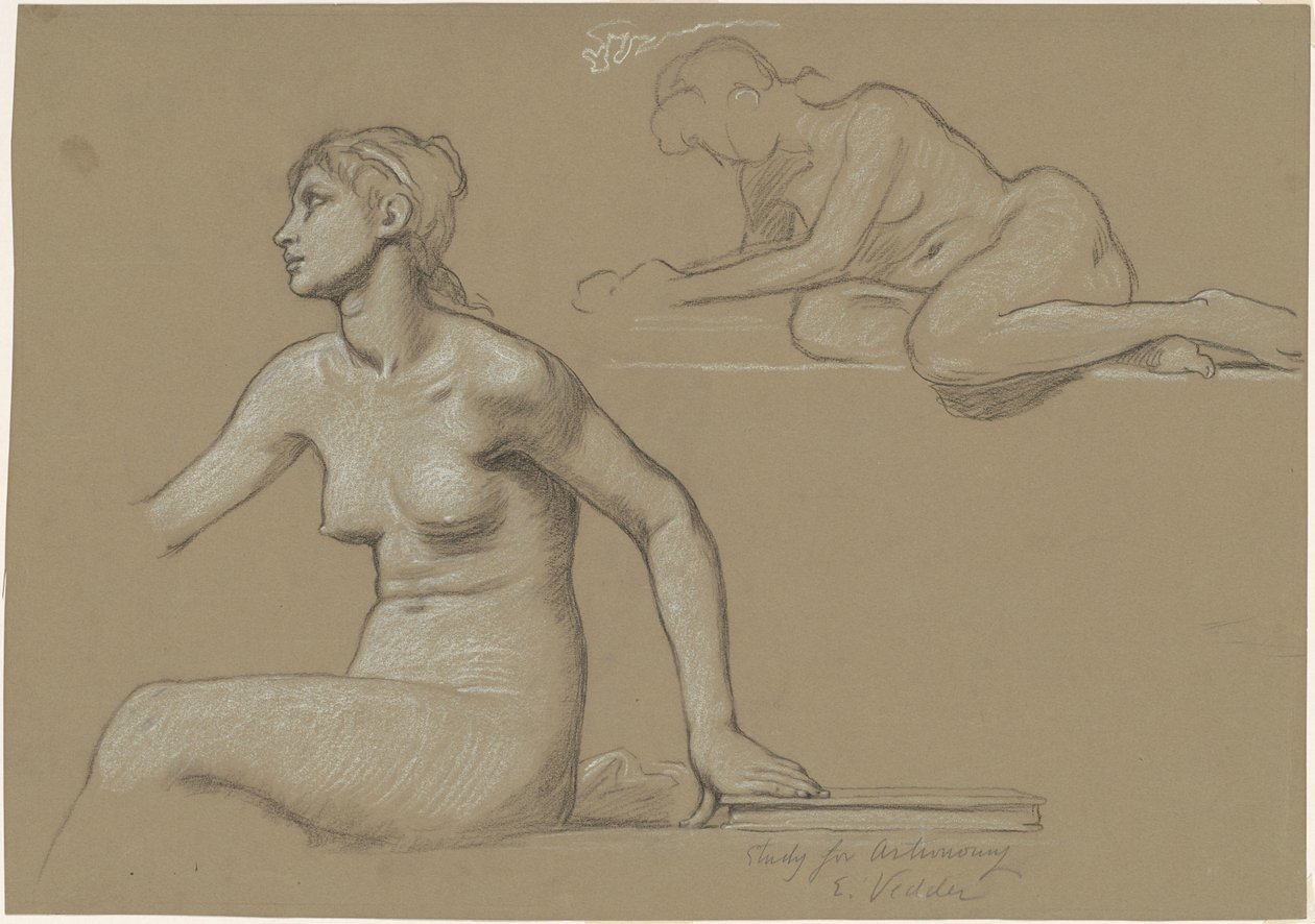 Studium astronomiczne, 1892. autorstwa Elihu Vedder