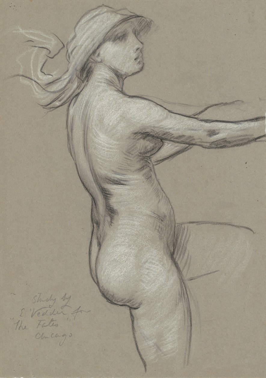 Study for The Fates Gathering in the Stars, 1884-1887. autorstwa Elihu Vedder
