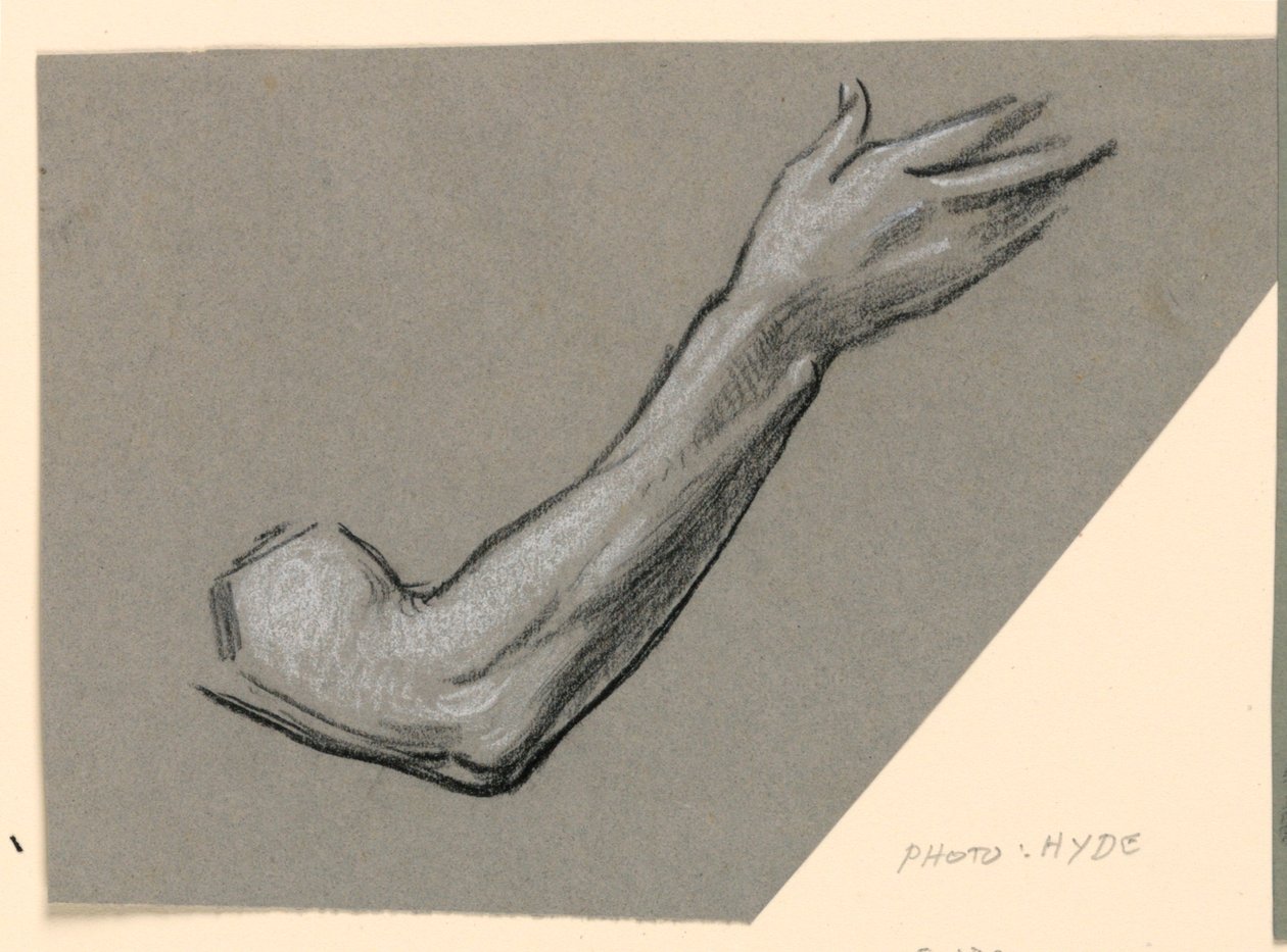 Studium ramienia autorstwa Elihu Vedder