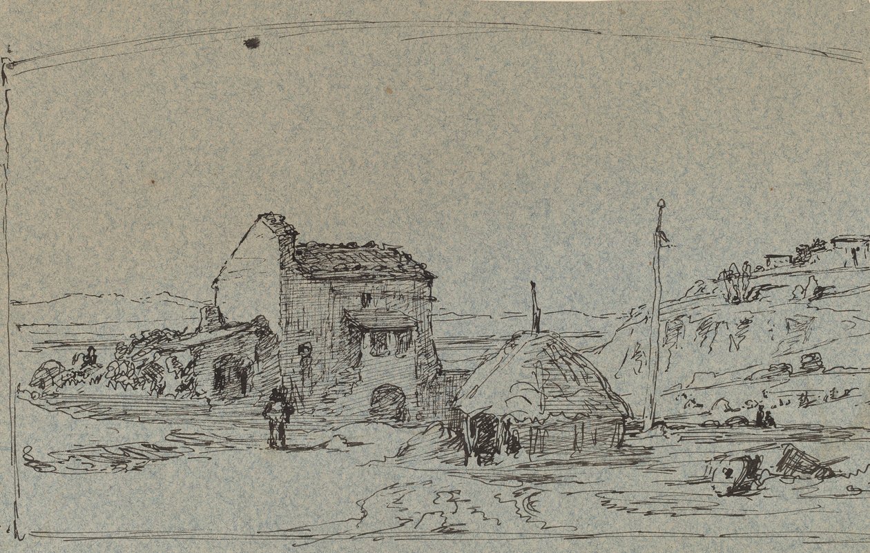 Toskania, ok. 1858. autorstwa Elihu Vedder