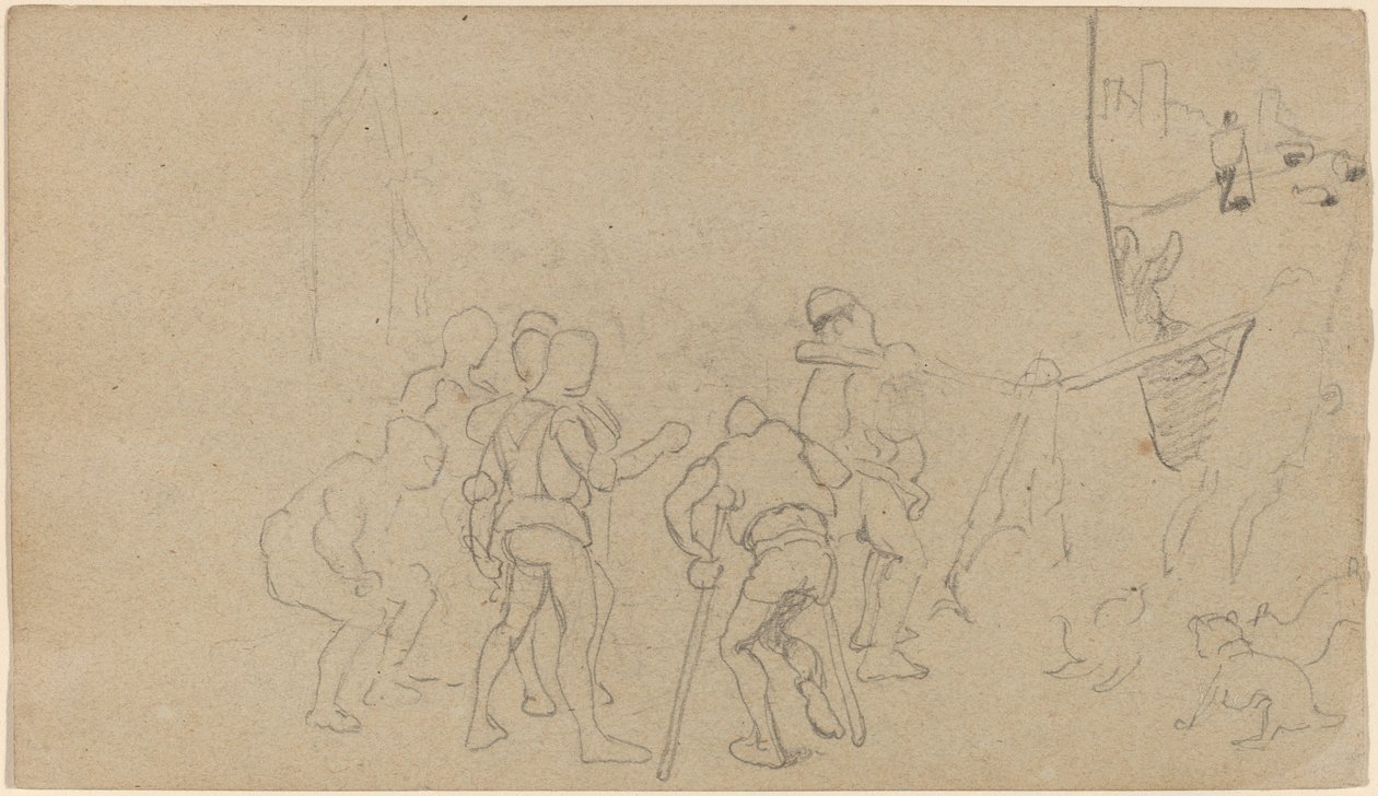 Scena wiejska autorstwa Elihu Vedder