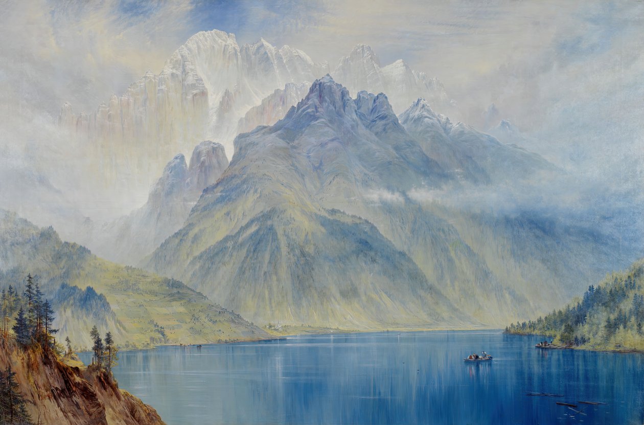 Mt Civetta, 1867. autorstwa Elijah Walton