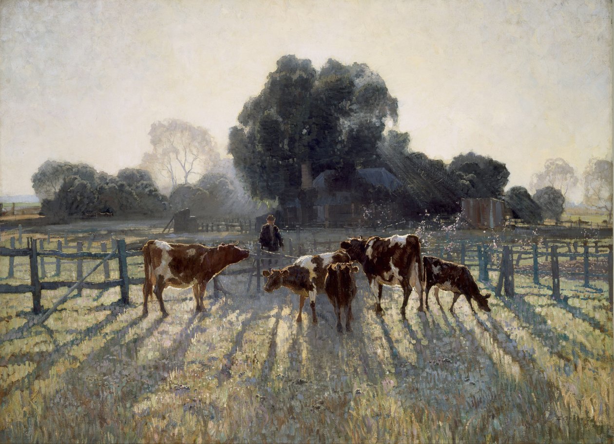 Wiosenny przymrozek autorstwa Elioth Gruner