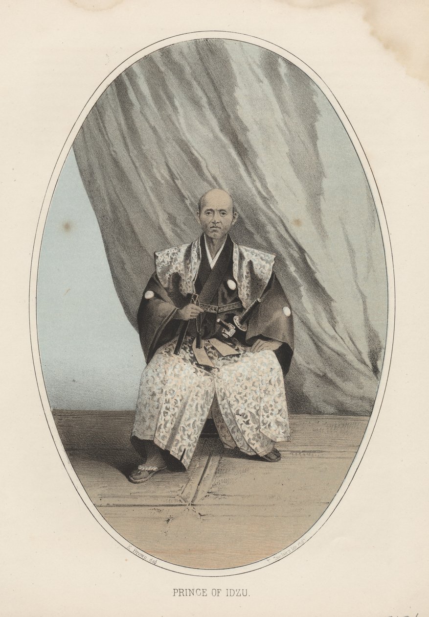 Książę Idzu, 1855 autorstwa Eliphalet Brown
