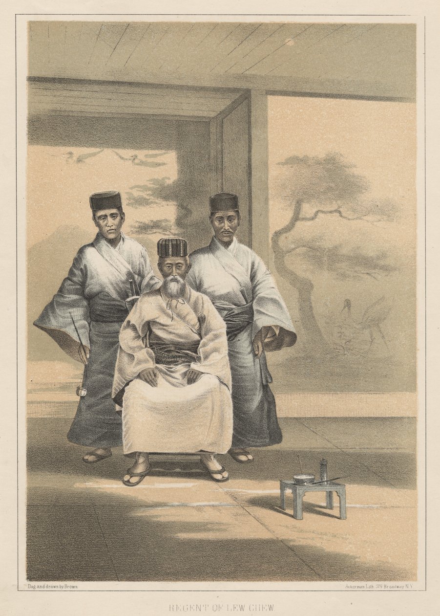 Regent Lew Chew, 1855 autorstwa Eliphalet Brown