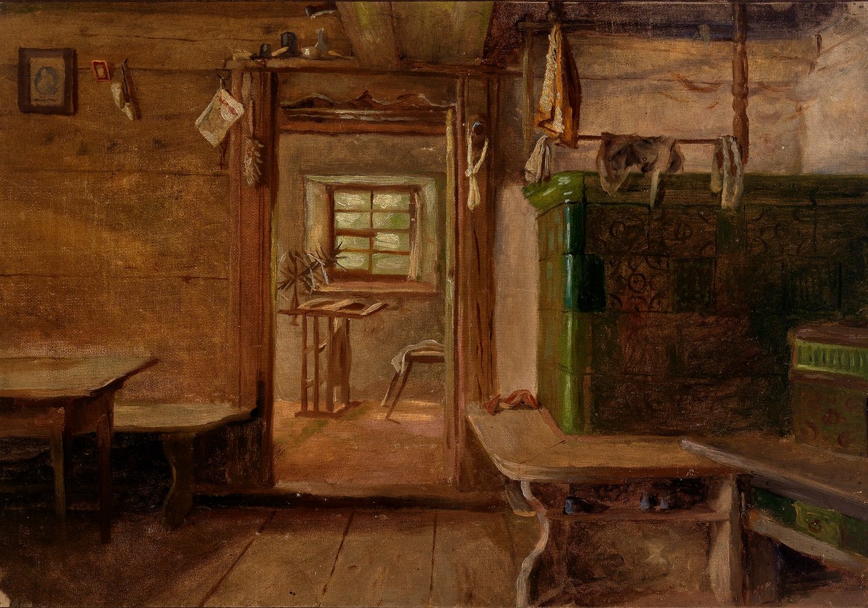 Wnętrze domu autorstwa Eliphalet Fraser Andrews