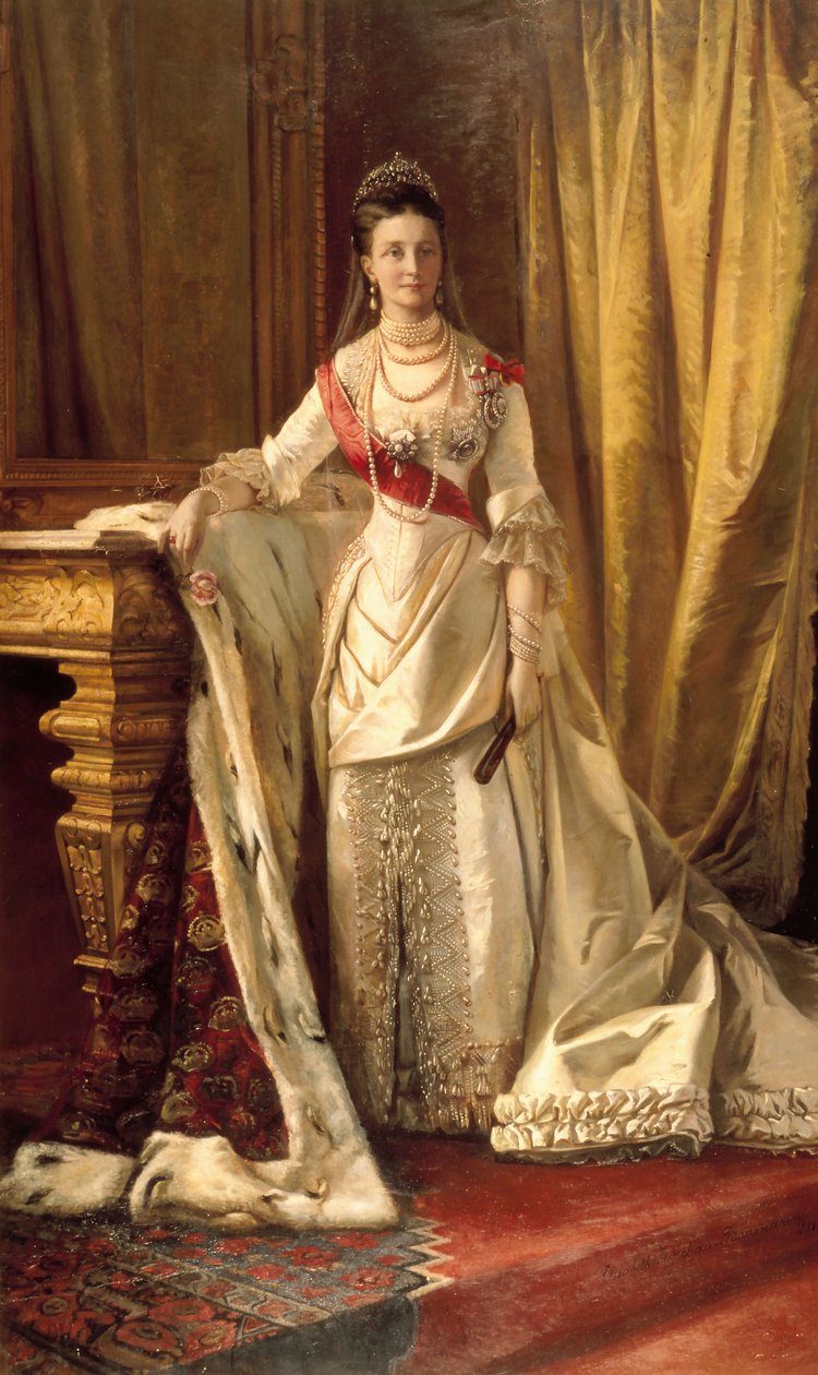 Portret Ludwiki Hesji-Kassel autorstwa Elisabeth Jerichau Baumann