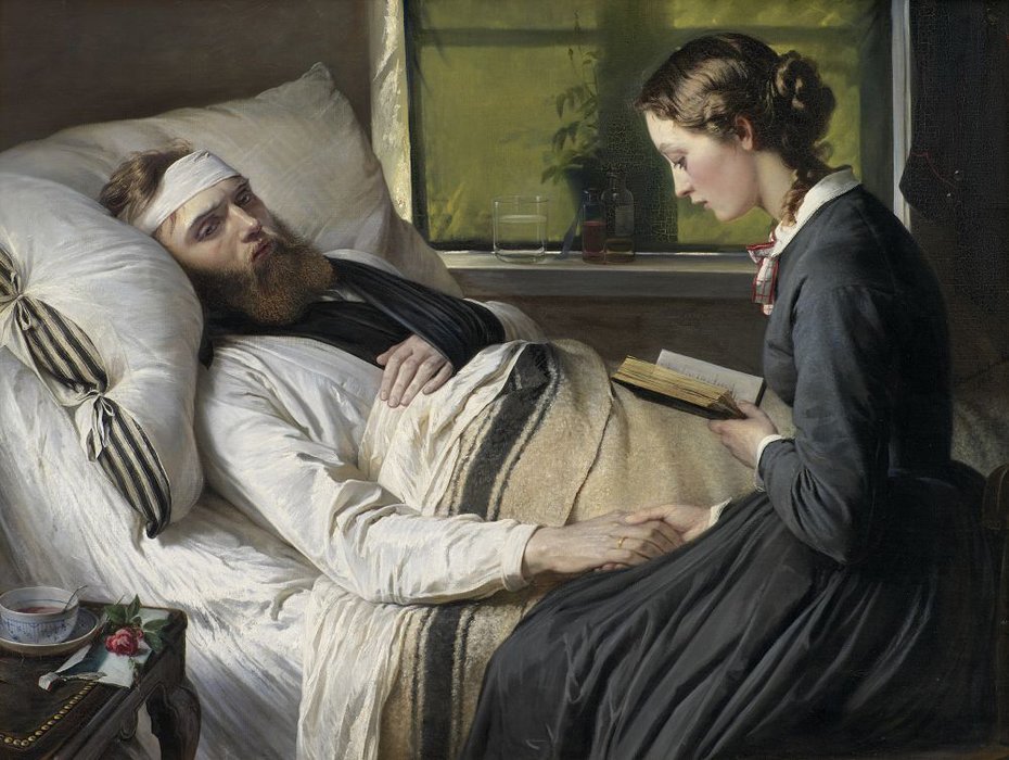 Ranny duński wojownik Ranny duński żołnierz autorstwa Elisabeth Maria Anna Jerichau Baumann
