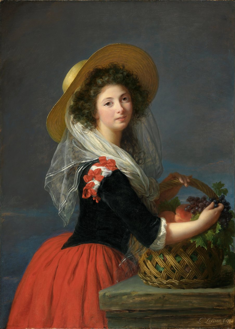Portret Marie Gabrielle de Gramont, księżnej Caderousse autorstwa Elisabeth Louise Vigee Lebrun