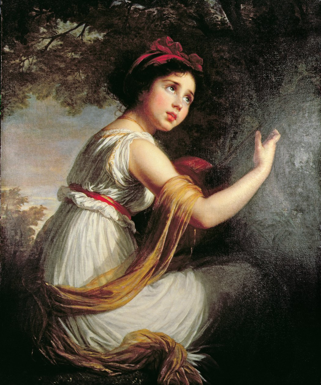 Portret Julie Le Brun, c.1797 autorstwa Elisabeth Louise Vigee Lebrun