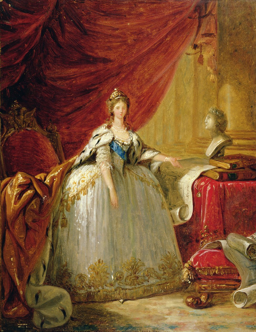 Portret carycy wdowy Marii Fiodorowny (1759-1828) autorstwa Elisabeth Louise Vigee Lebrun