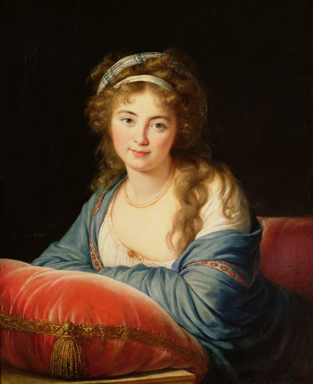 Hrabina Katarzyna Wasiliewna Skawrońska (1761-1869) 1796 autorstwa Elisabeth Louise Vigee Lebrun