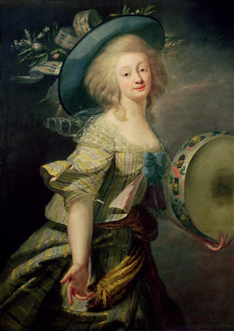Portret Marie-Anne de Cupis (1710-70) znany również jako La Camargo autorstwa Elisabeth Louise Vigee Lebrun