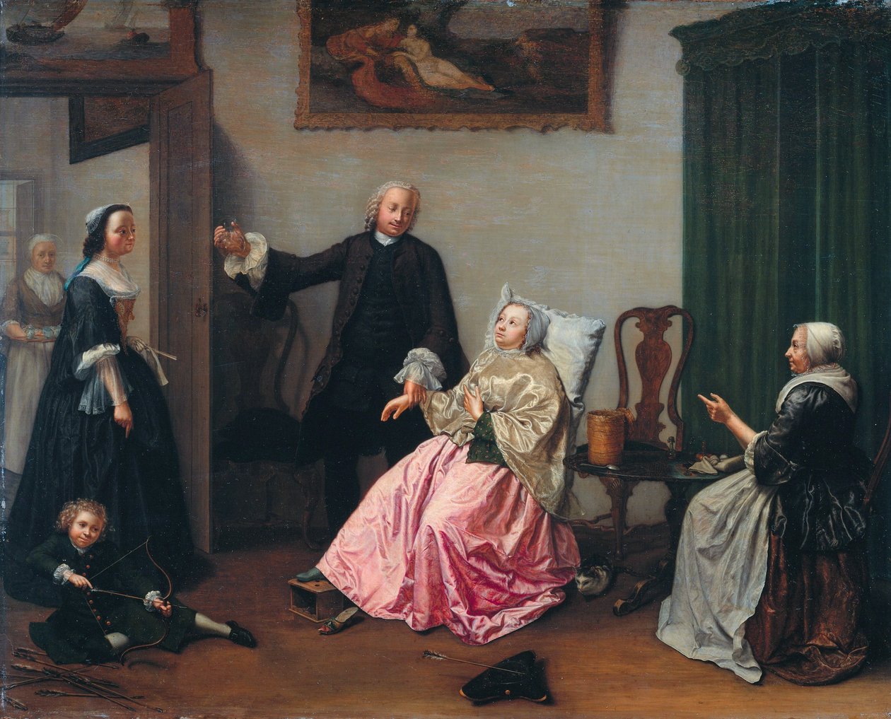 Wizyta u lekarza autorstwa Elisabeth Geertruida Wassenbergh