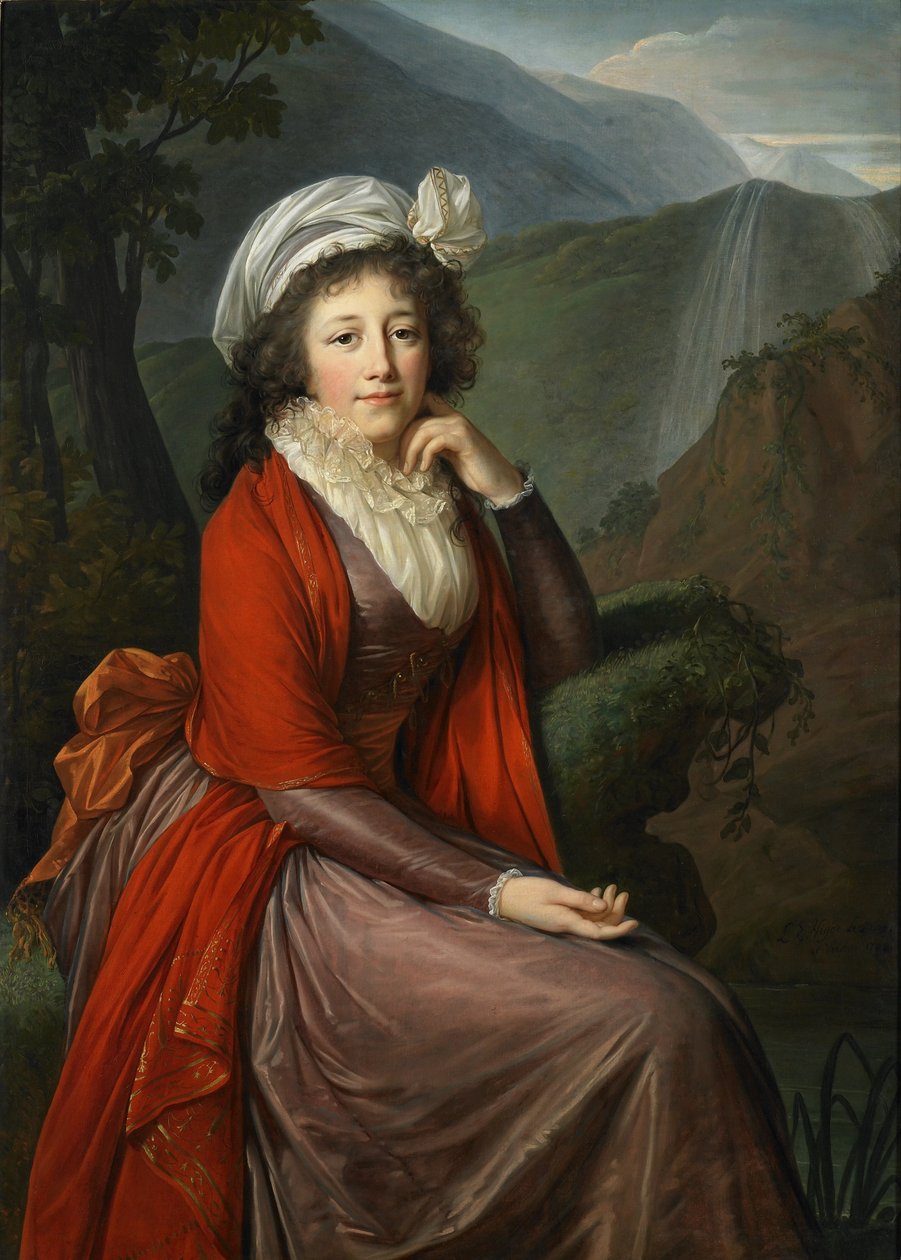 Portret hrabiny Marii Teresy Bucquoi, z domu Parr autorstwa Élisabeth Louise Vigée Le Brun