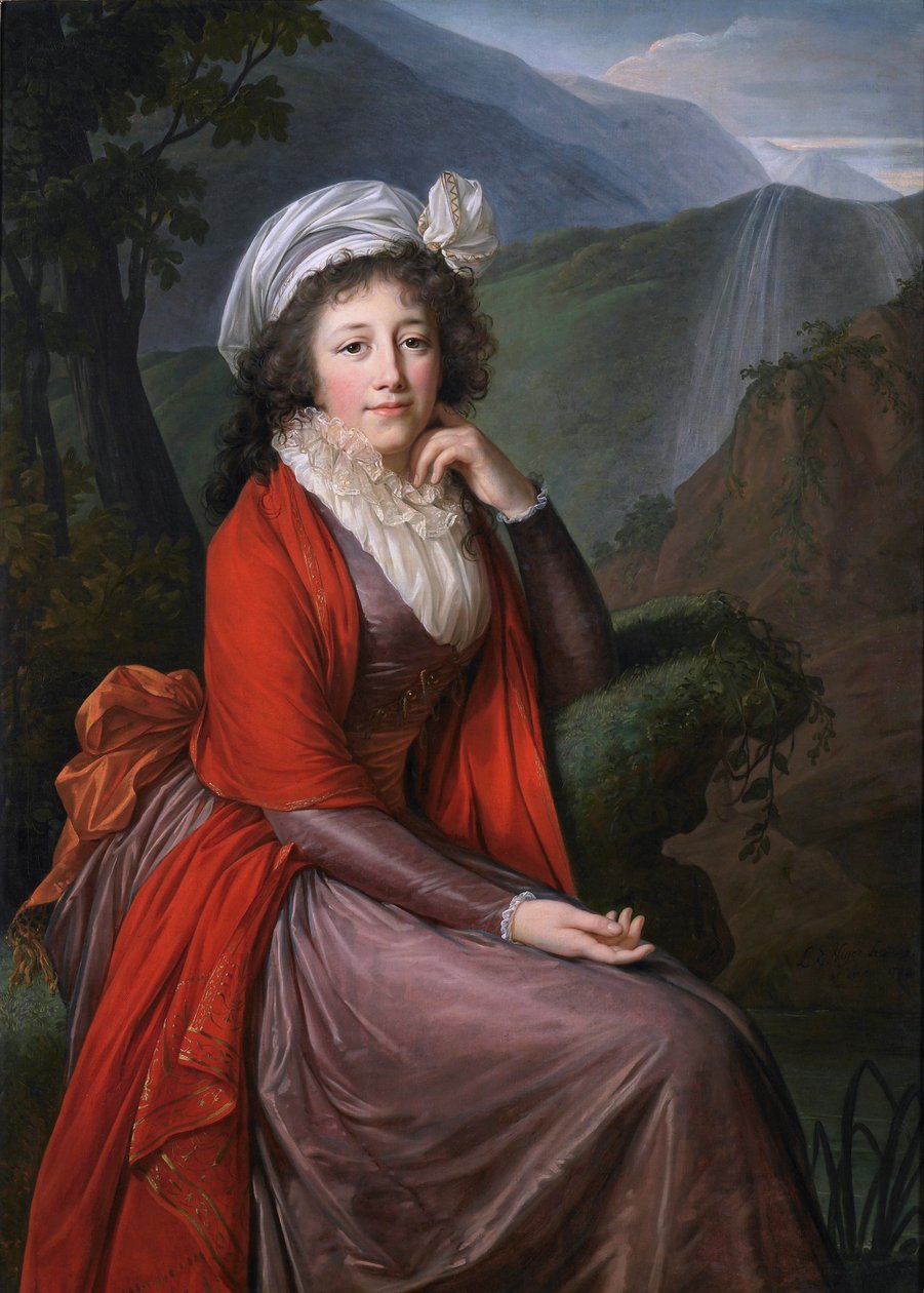 Portret hrabiny Marii Teresy Bucquoi, z domu Parr autorstwa Élisabeth Louise Vigée Le Brun